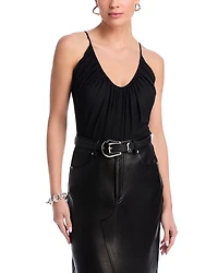 Gelina Ruched Bodysuit