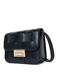 Desi Woven Leather Crossbody