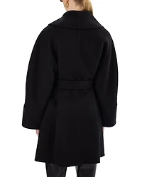 Marie Feather Trim Coat