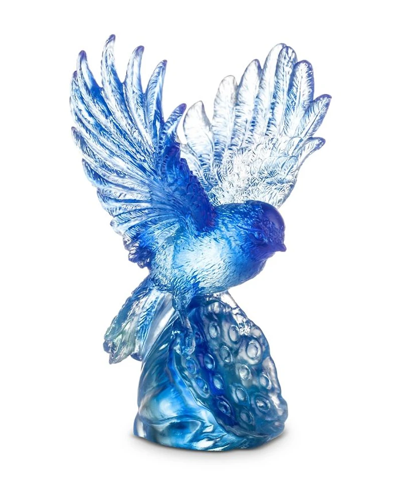 Aligned with the Light, I Soar, Blue Bird Figurine