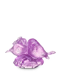 Liuli Crystal Bird Sculpture, Our Happiness