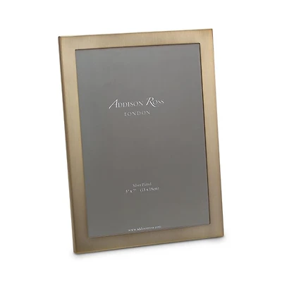 Thin Matte Gold Picture Frame, 8" x 10"