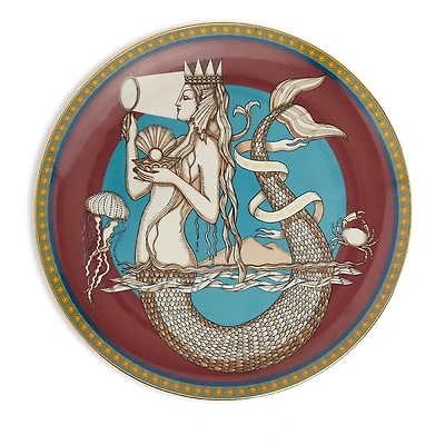 La DoubleJ Mermaid Bordeaux Decorative Plate