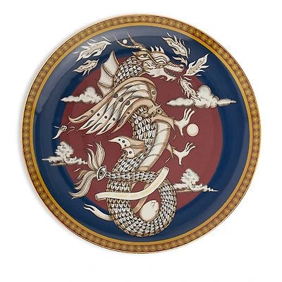 La DoubleJ Dragon Midnight Decorative Plate