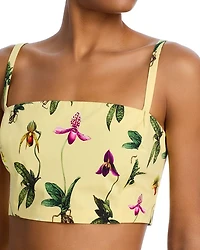 Orchids Cropped Top