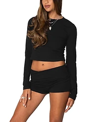 Edikted Meg Long Sleeve Top