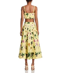 Orchids Cropped Top