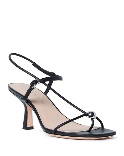 Women's Strappy Embellished High Heel Sandals