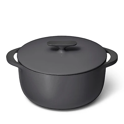 Caraway Enameled Cast Iron 6.5 Qt Dutch Oven with Flat Lid