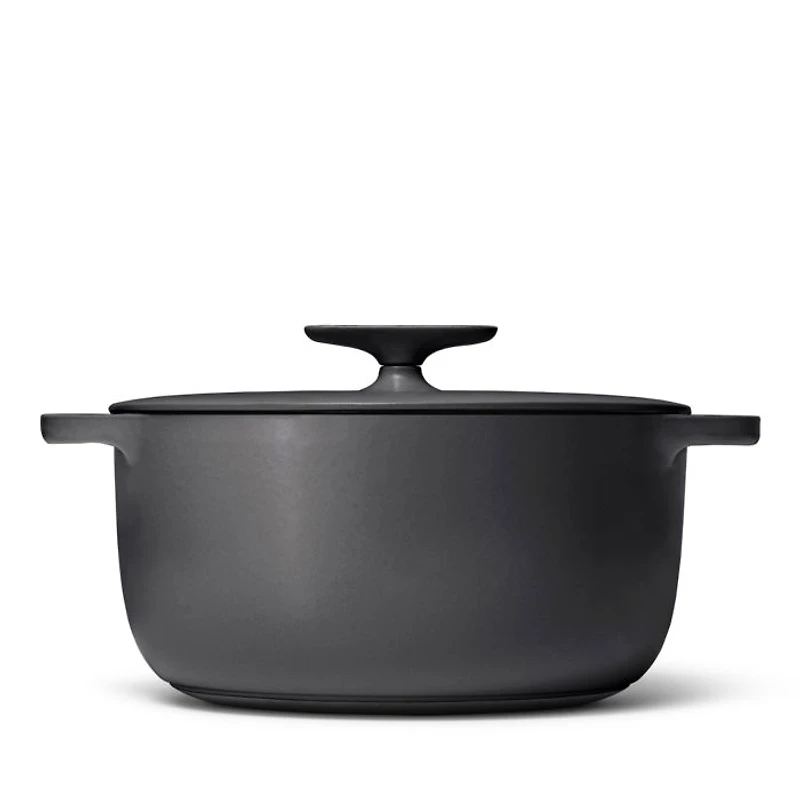 Enameled Cast Iron 6.5 Qt Dutch Oven with Flat Lid