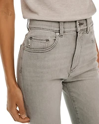 Patti High Rise Ankle Straight Jeans Light Smoke