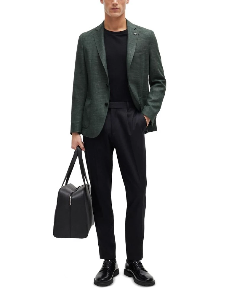 Hanry Stretch Hopsack Unstructured Slim Fit Sport Coat