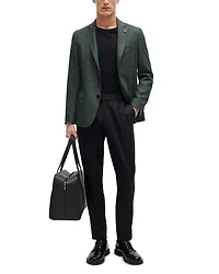 Hanry Stretch Hopsack Unstructured Slim Fit Sport Coat