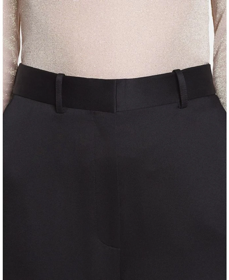 Wide-Leg Tailored Pants