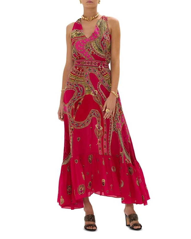 Printed Silk Dress