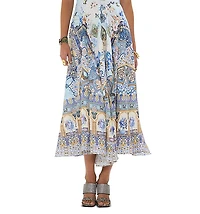 Printed Linen Tie Front Dress Al Manial Palace Memoirs