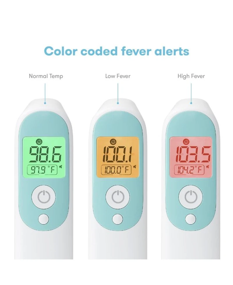3-in-1 Ear, Forehead + Touchless Infrared Thermometer