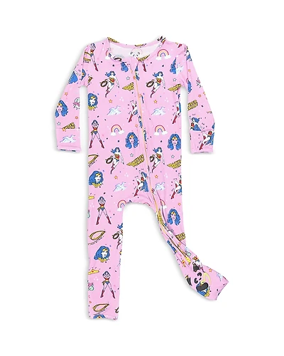 Bellabu Bear Girls' Wonder Woman Convertible Footie - Baby