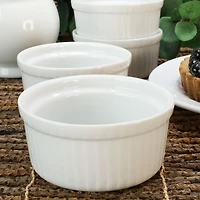 Porcelain 4.5 oz. White Ramekins, Set of 4