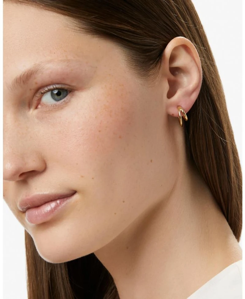 Double Hoop Earrings - Scarlett