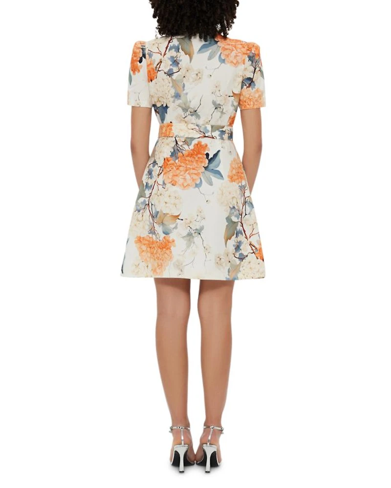 Bronte Floral Belted Mini Dress