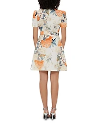 Bronte Floral Belted Mini Dress