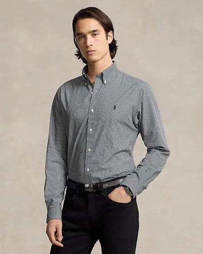 Cotton Poplin Classic Fit Button Down Shirt
