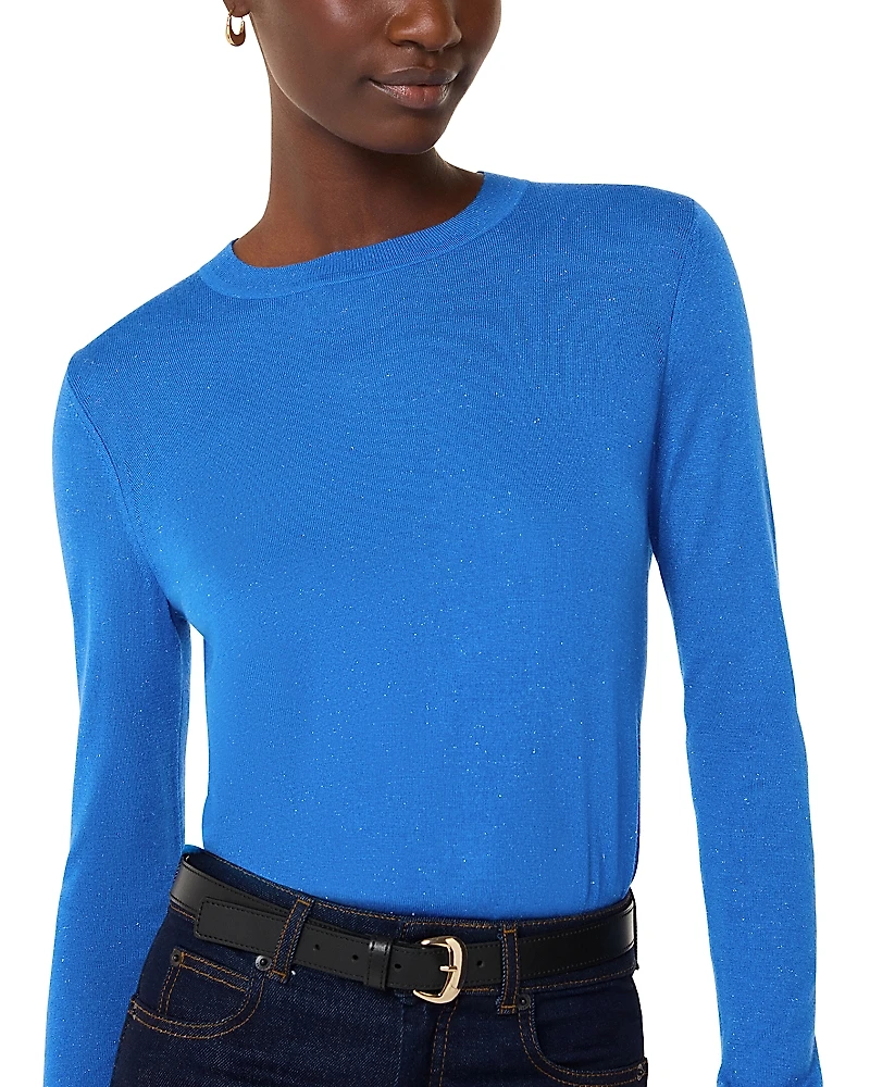 Whistles Annie Sparkle Crewneck Top