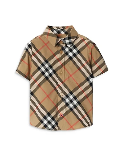 Boys' Owen Burberry Check Shirt - Baby