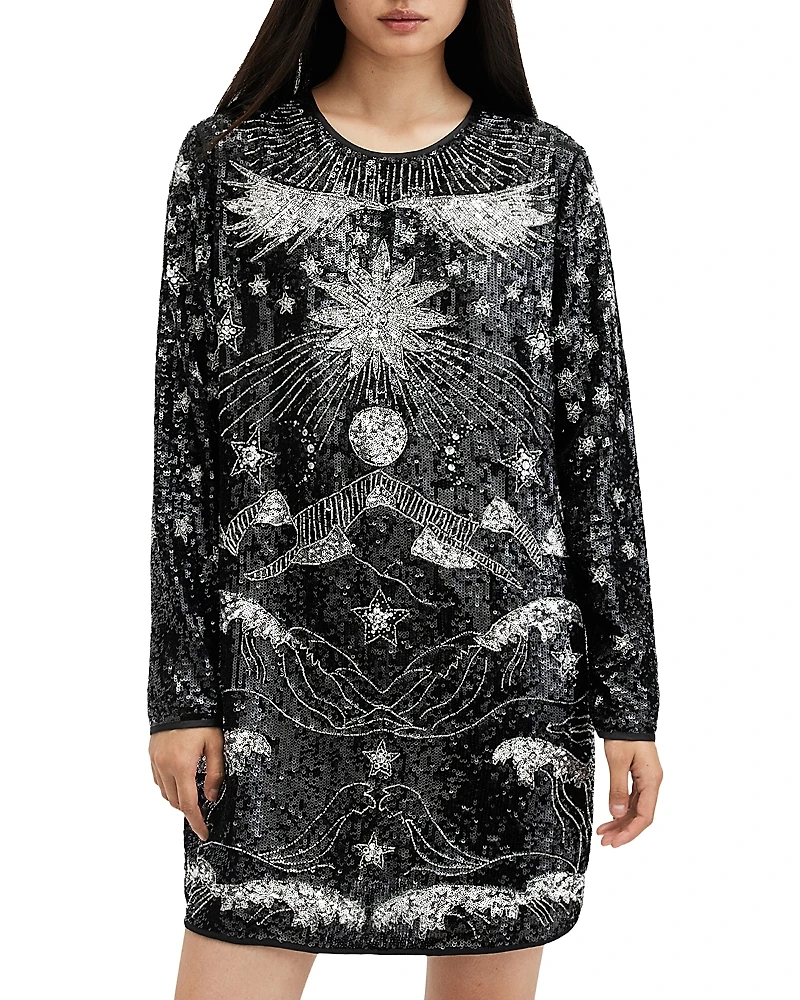 Allsaints Noushka Embellished Dress