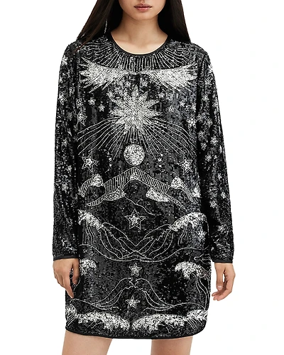 Allsaints Noushka Embellished Dress