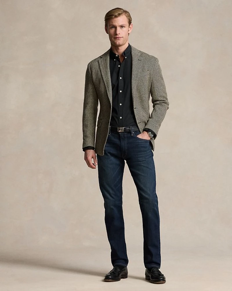 Slim Fit Long Sleeve Poplin Button Down Shirt