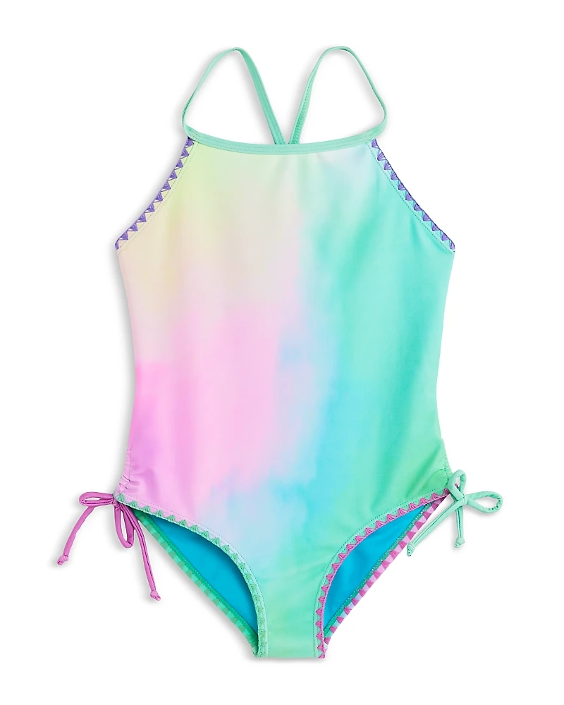 Limeapple Girls' Jasmira Printed One Piece Swimsuit - Little Kid, Big Kid