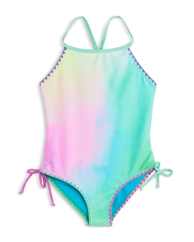 Limeapple Girls' Jasmira Printed One Piece Swimsuit - Little Kid, Big Kid