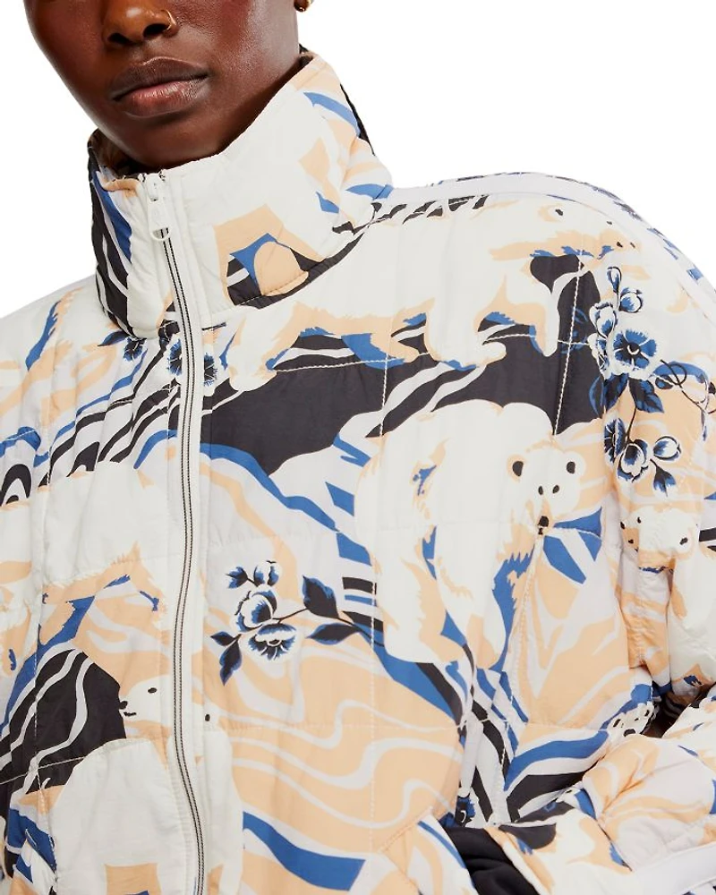 Pippa Packable Printed Jacket