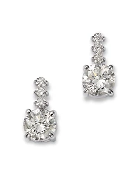Bloomingdale's Fine Collection 14K White Gold Diamond Drop Earrings