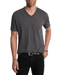 John Varvatos Miles Slub V Neck Tee