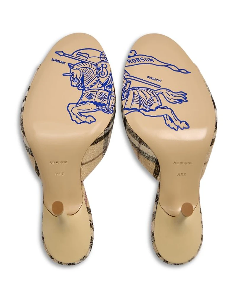Women's Check Mews Sandals