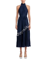 Eleah Floral Halter Midi Dress