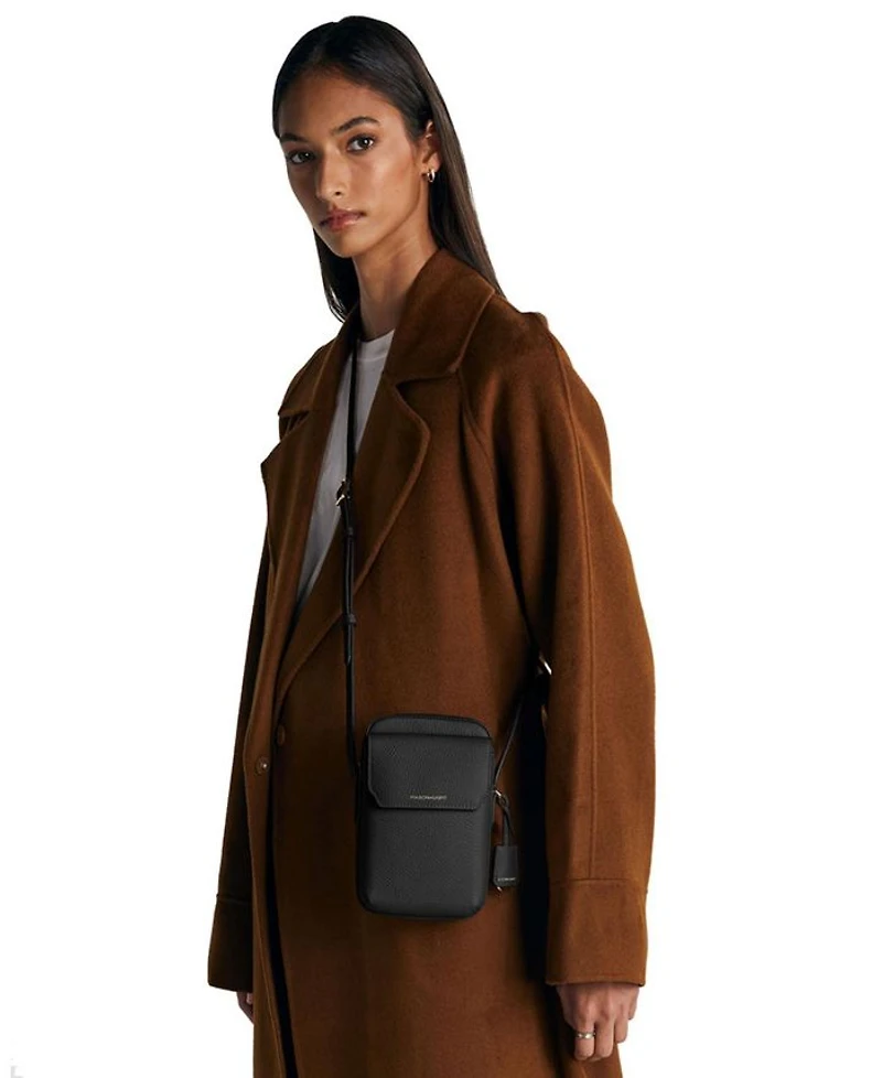 Leather Zip Phone Pouch