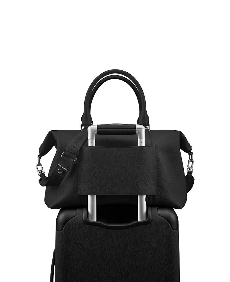 Large Leather Weekender Bag