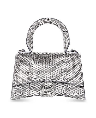 Balenciaga Hourglass Handbag with Rhinestones