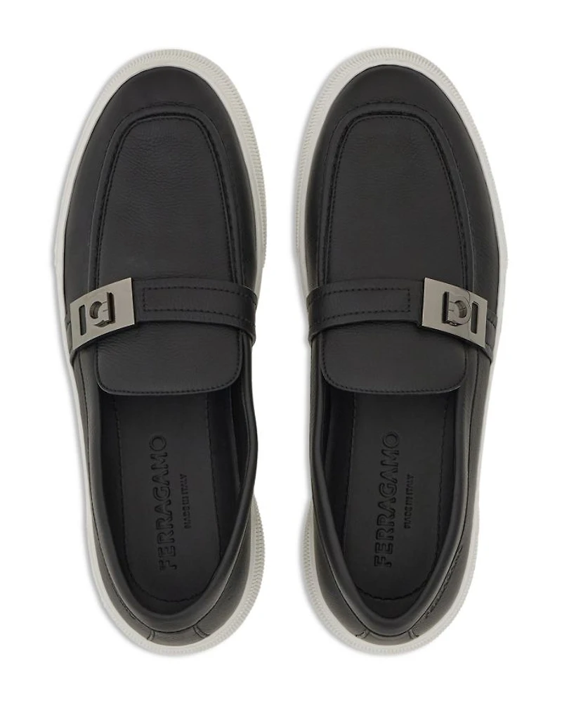 Men's Brad Hybrid Leather Sneaker with Hug Buckle