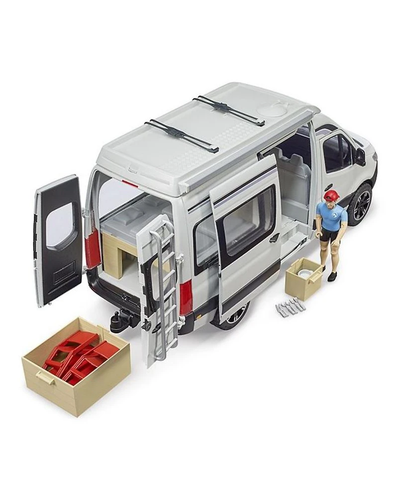 Unisex 1/16 Mercedes-Benz Toy Sprinter Camper with Driver - Ages 5+