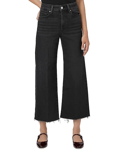 Paige Petites Anessa High Rise Wide Leg Jeans