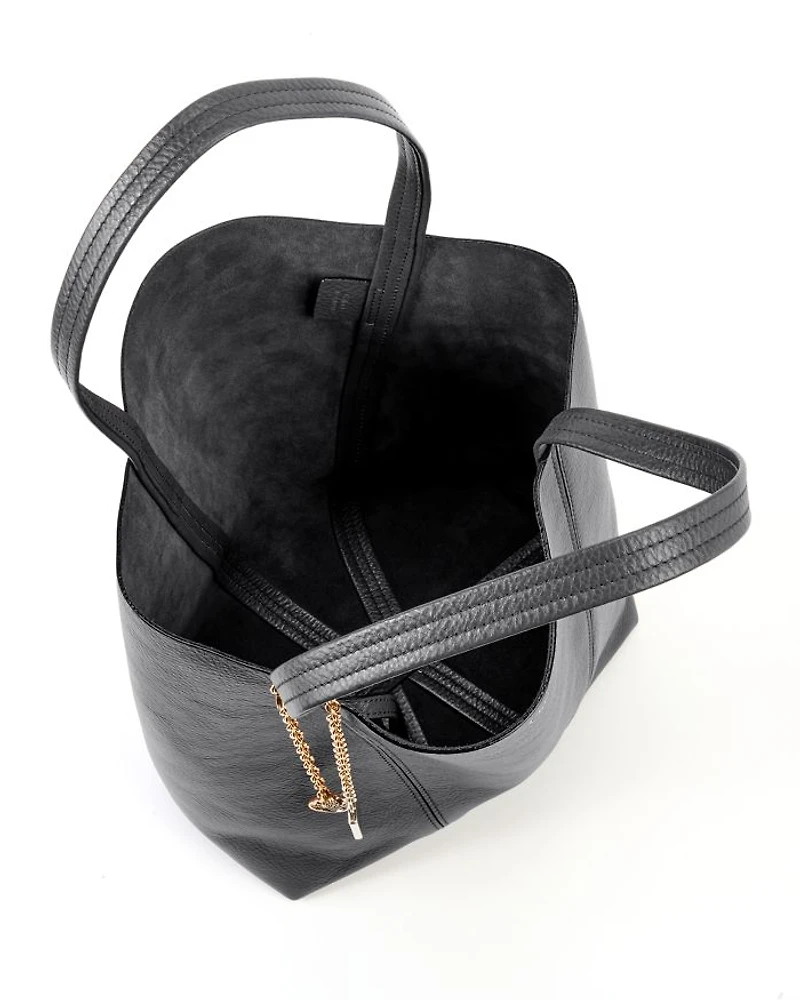 Spin Medium Leather Tote