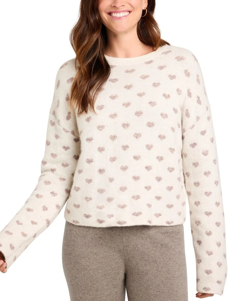 Lolly Hearts Crewneck Sweater