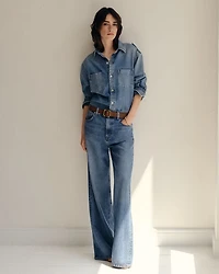 Paloma Baggy High Rise Wide Leg Jeans Siesta