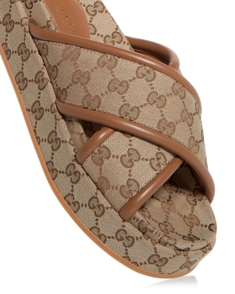 Women's GG Platform Slide Sandals