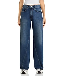 Brie Wide Leg Jeans Navy